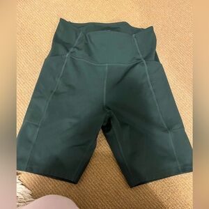 Girlfriend Collective Moss Green Bike Shorts